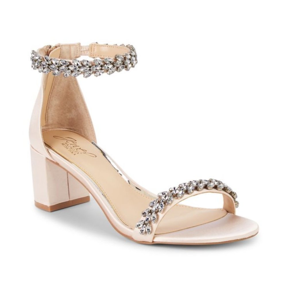 Jewel Badgley Mischka Bronwen Sandals Champagne